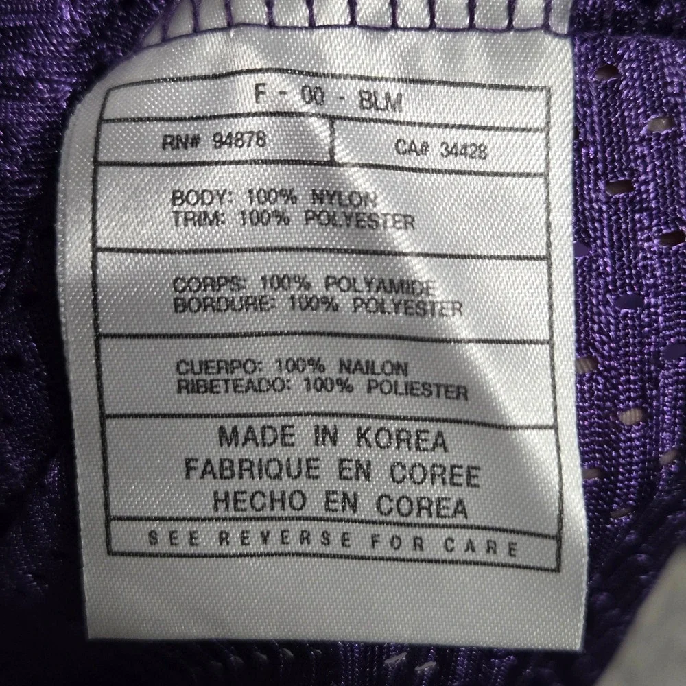 Nike Baltimore Ravens Peter Boulware 58 Jersey Mens 4XL Purple NFL Mesh Vintage